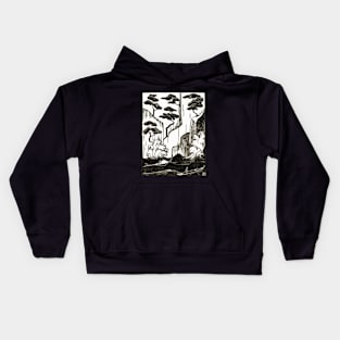 Rocky Coast of Santa Margherita Ligure Kids Hoodie